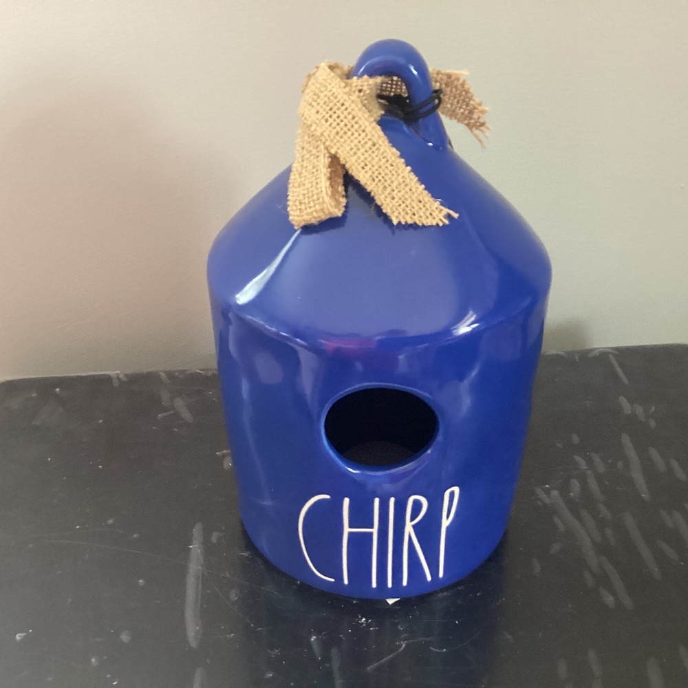 Rae Dunn chirp birdhouse